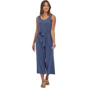 Patagonia Kamala sleeveless belted wide leg jumpsuit